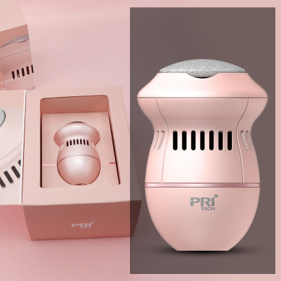 Multifunctional Electric Foot File Grinder Machine Dead Skin Callus Remover in pink packaging
