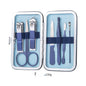 Professional Scissors Nail Clippers set including nail clippers, scissors, and tools in a compact case.