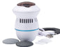 Multifunctional Electric Foot File Grinder Machine with accessories for callus removal and foot care.