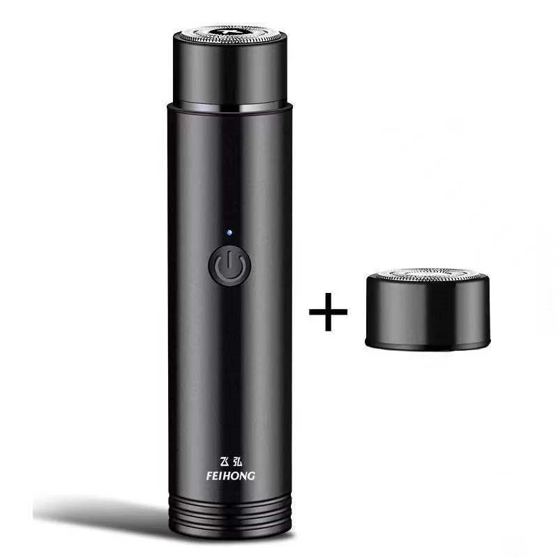 Mini Electric Shaver Portable Car Rechargeable Shaver with pop-up trimmer and rechargeable design.